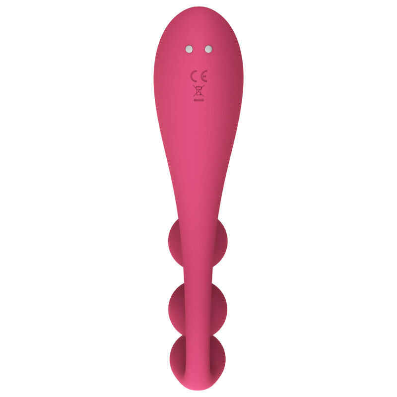 SATISFYER - TRI BALL 1 -monivärähtelijä, punainen