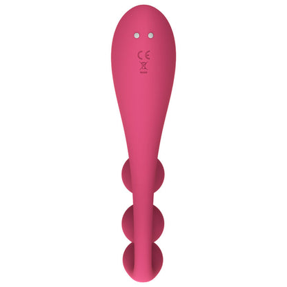 SATISFYER - TRI BALL 1 -monivärähtelijä, punainen