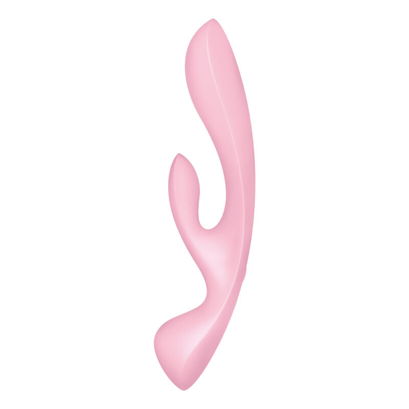 SATISFYER - TRIPLE OH HYBRIDI VIBRATION, PINKKI