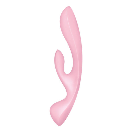 SATISFYER - TRIPLE OH HYBRIDI VIBRATION, PINKKI