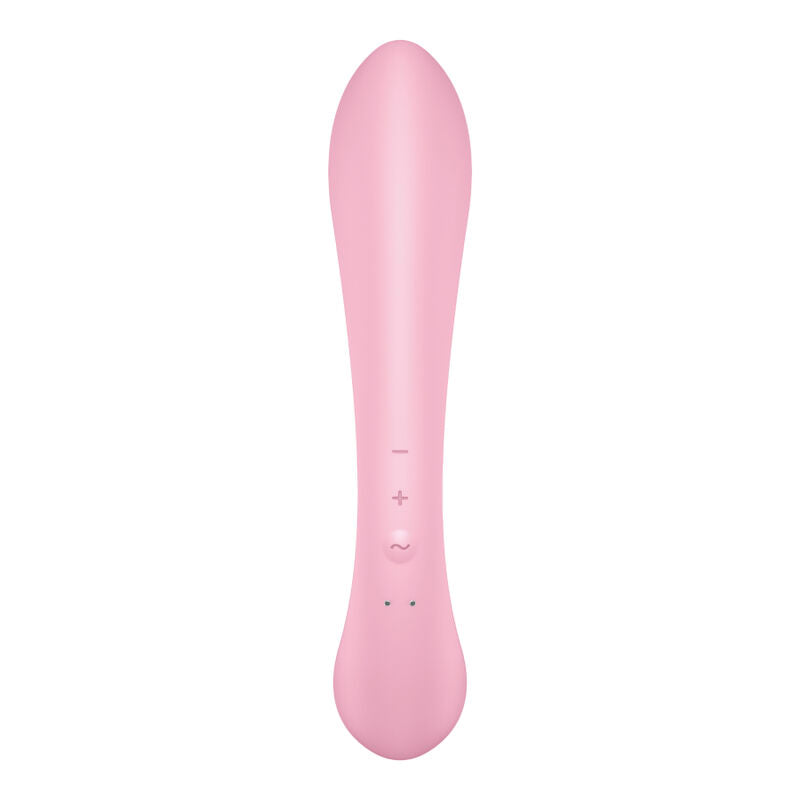 SATISFYER - TRIPLE OH HYBRIDI VIBRATION, PINKKI