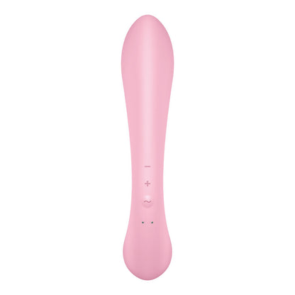 SATISFYER - TRIPLE OH HYBRIDI VIBRATION, PINKKI