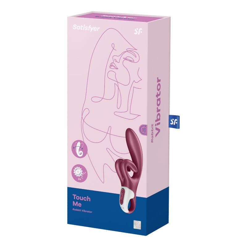 SATISFYER - TOUCH ME RABBIT -TÄRINÄ PUNAINEN