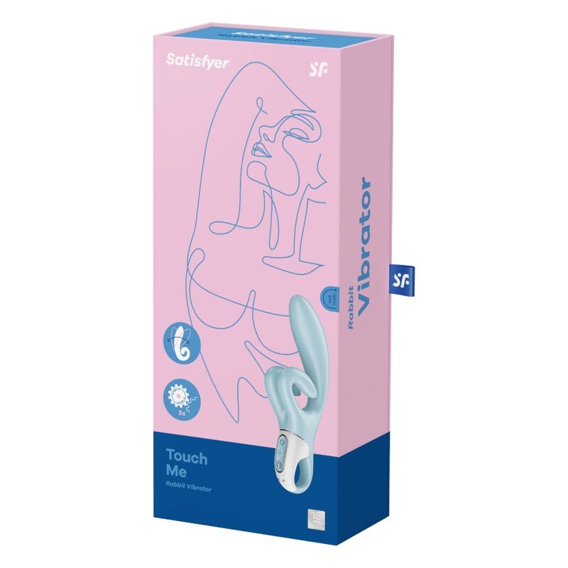 SATISFYER - TOUCH ME RABBIT - VIBRAATIOSININEN