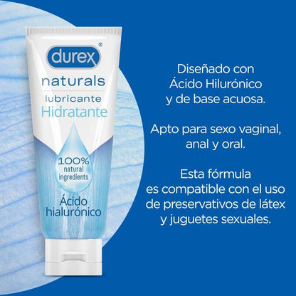 DUREX - NATURALS KOSTEUTTAVA LIUKASTEAINE 100 ML