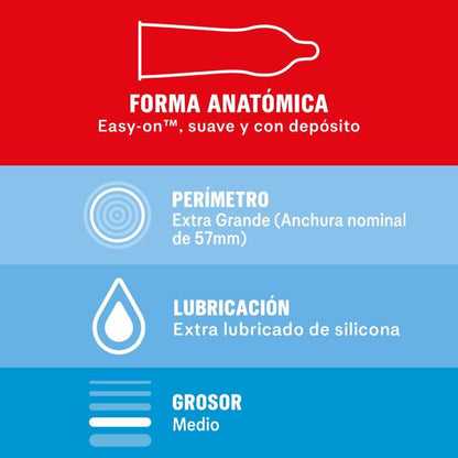 DUREX - SENSITIVE XL KONDOMI 10 KPL