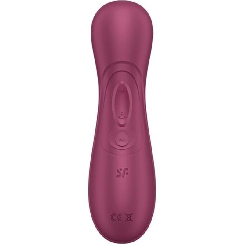 SATISFYER - PRO 2 SUKUPOLVI 3 NESTETEKNOLOGIA VIININPUNAISET