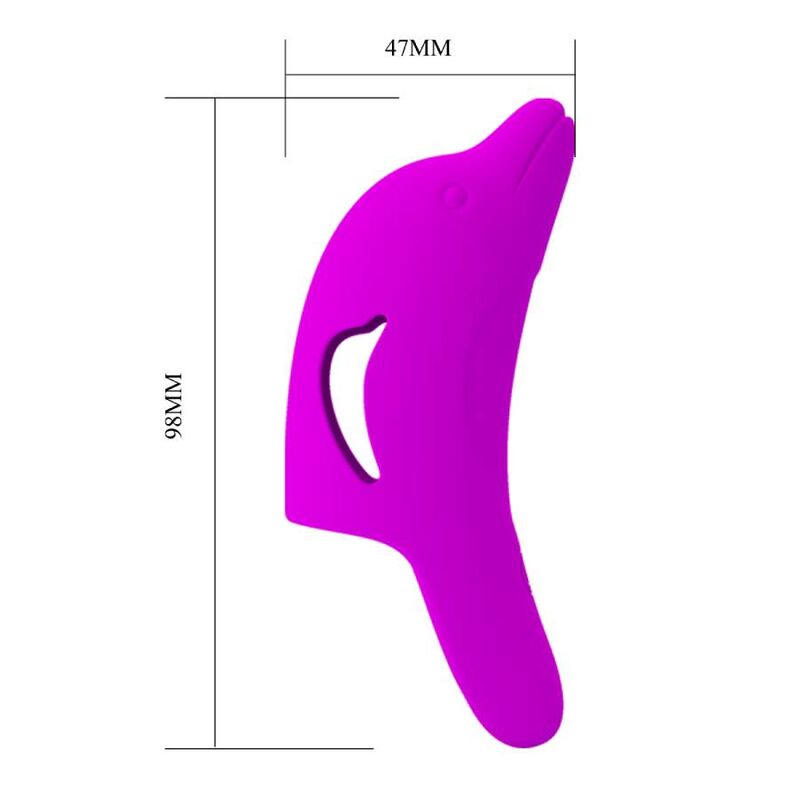 KAUNIS RAKKAUDEN AVULLA - DELPHINI TEHOKAS VIOLETTI SORMISTIMULAATTORI