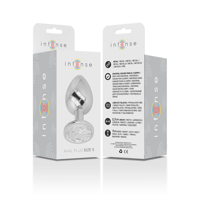 INTENSE - ALUMIINIMETALLINEN ANAALITULPPA HOPEAKRISTALLA, KOKO S