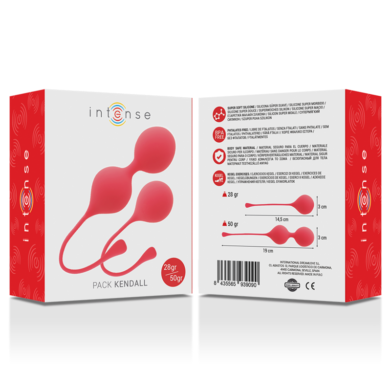INTENSE - KEGEL-KUULAPAKKAUS KENDALL RED