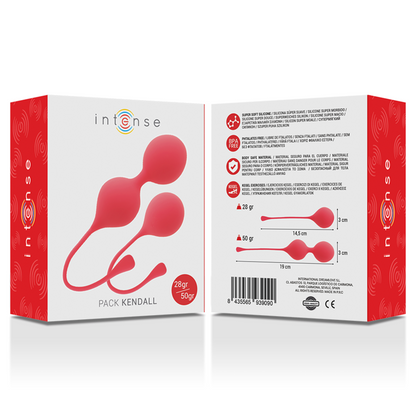INTENSE - KEGEL-KUULAPAKKAUS KENDALL RED