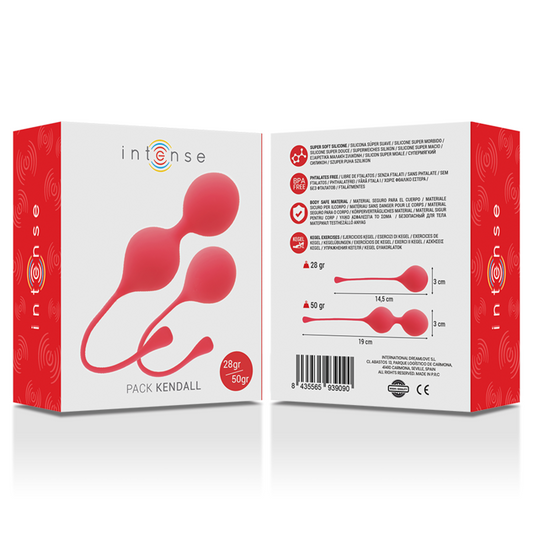 INTENSE - KEGEL-KUULAPAKKAUS KENDALL RED