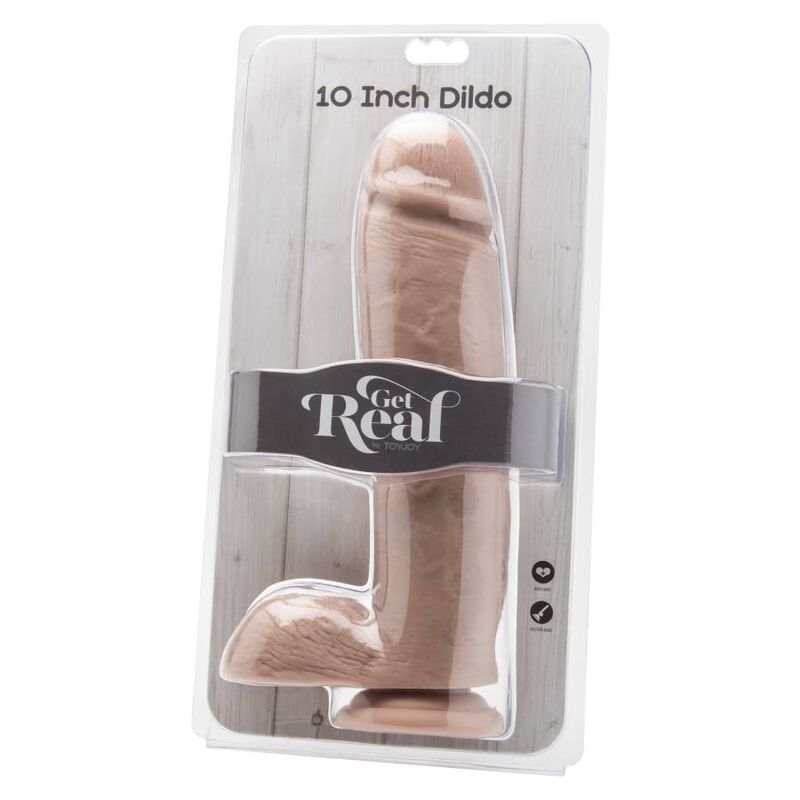 OLE TOSI - DILDO 25,5 CM KUULIPERÄISILLÄ NAHKOILLA