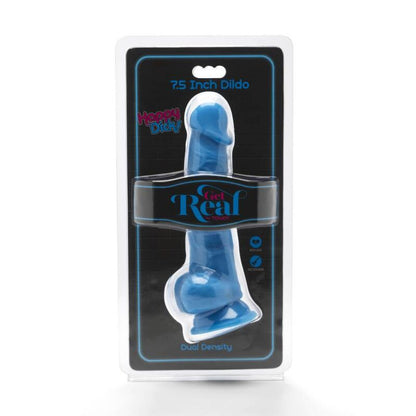 GET REAL - HAPPY DICKS 19 CM KUUMENILLA SININEN