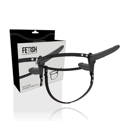 FETISSINEN ALISTUVAT VALJAAT - MUSTA KAKSOISLÄPÄIN TUKI