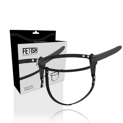 FETISSINEN ALISTUVAT VALJAAT - MUSTA SILIKONI 15 CM