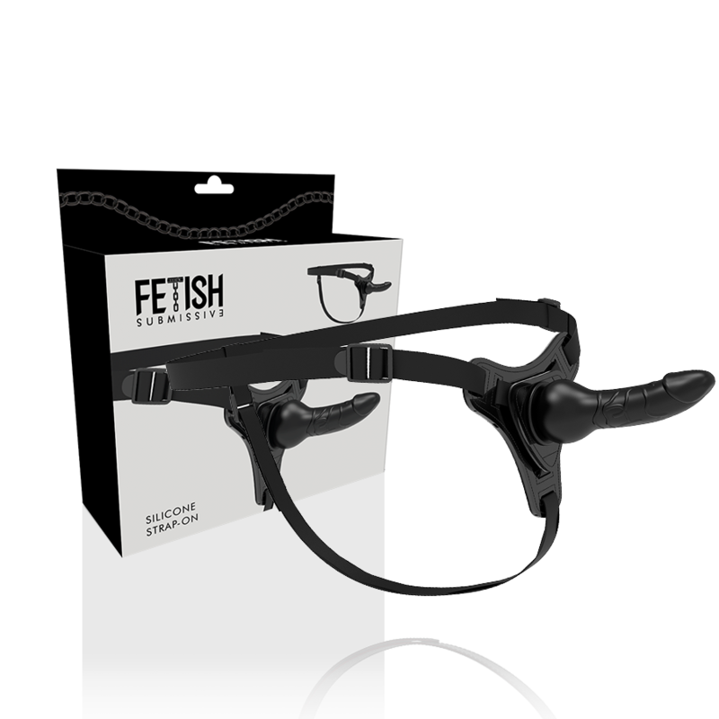 FETISSINEN ALISTUVAT VALJAAT - MUSTA SILIKONI REALISTINEN 16 CM