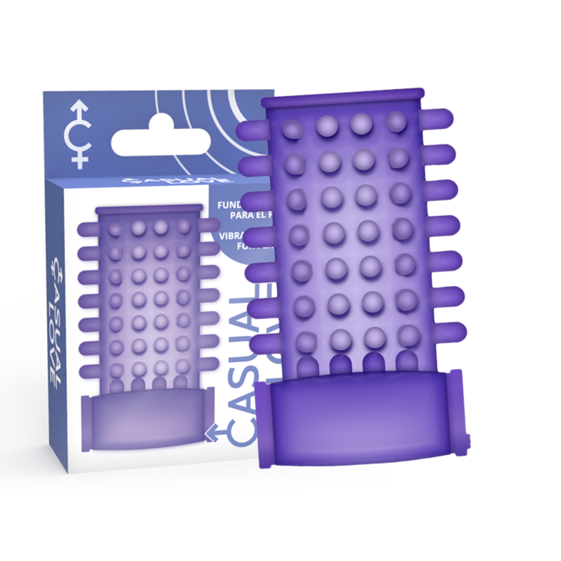 CASUAL LOVE - RENGASKORUS VÄRISEVÄ HIHA VIOLETTI