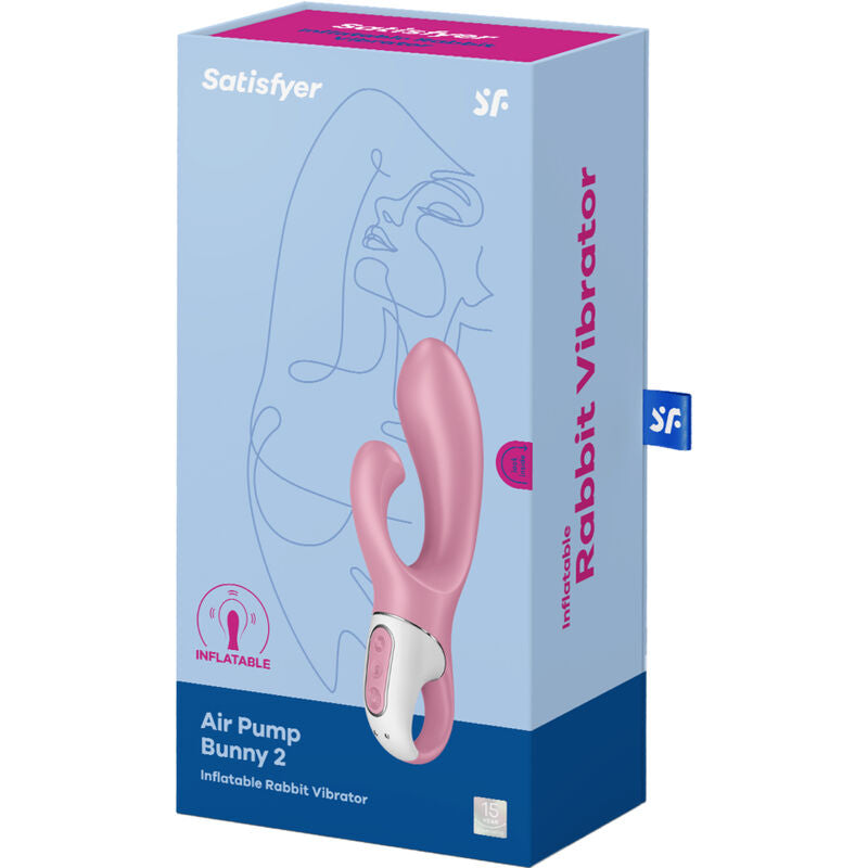 SATISFYER - ILMAPUMPPUPUPU 2 VAALEANPUNAISTA