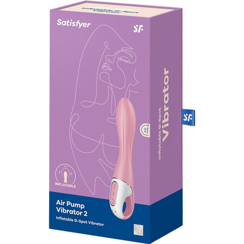 SATISFYER - ILMAPUMPPUVIBRAATORI 2 VAALEANPUNAISTA