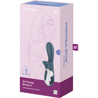 SATISFYER - ILMAPUMPPU BOOTY 2 TUMMANHARMAA