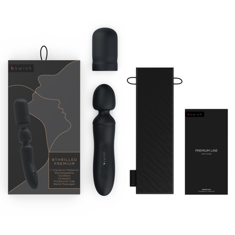 B SWISH - BTHRILLED VIBRAATORISAUVA PREMIUM MUSTA