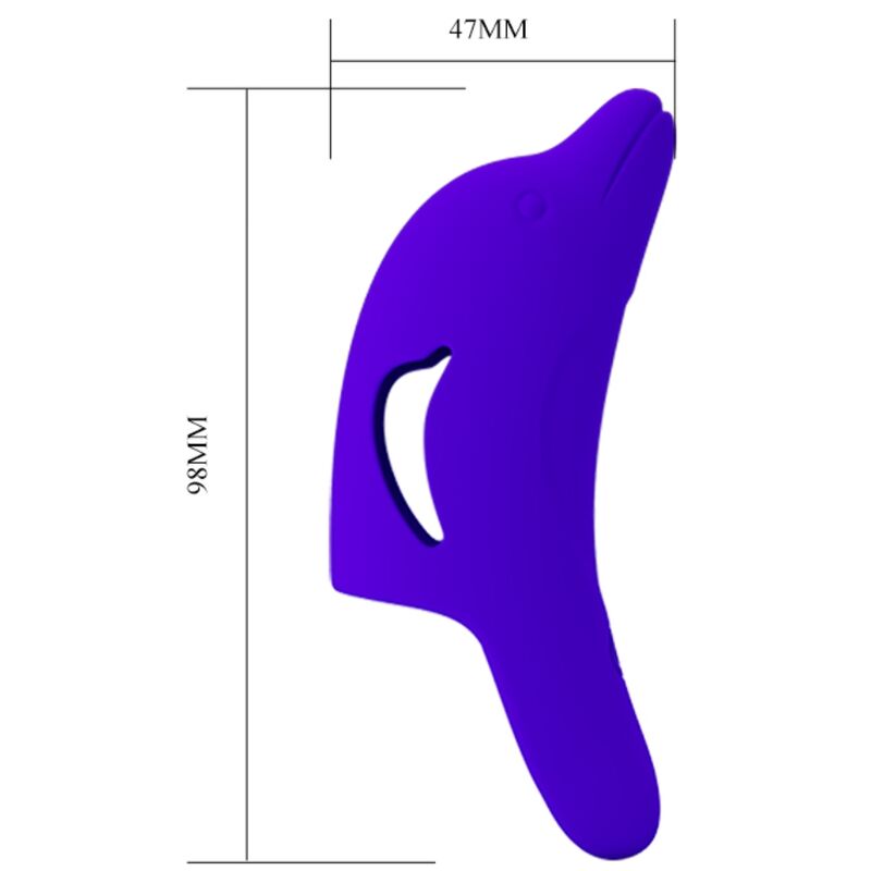 KAUNIS RAKASTUS - DELPHINI TEHOKAS TUMMANSININEN SORMISTIMULAATTORI