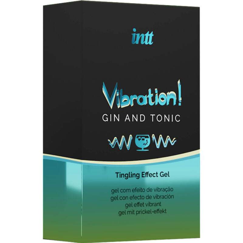 INTT - KRAFTFULL INTIMA STIMULANT VÄTSKA VIBRATOR GEL GIN &amp; TONIC 15ML
