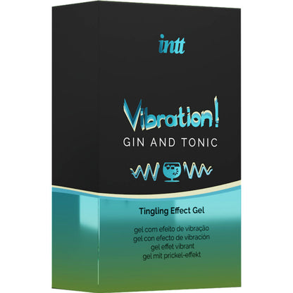 INTT - KRAFTFULL INTIMA STIMULANT VÄTSKA VIBRATOR GEL GIN &amp; TONIC 15ML