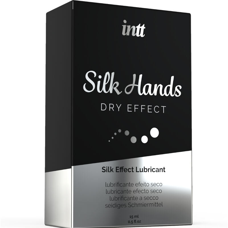 INTT LUBRICANTS - SILK HANDS LIUKAUTUSAINE, TIIVISTETTY SILIKONIKAAVA 15 ML
