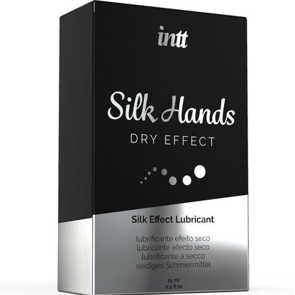 INTT LUBRICANTS - SILK HANDS LIUKAUTUSAINE, TIIVISTETTY SILIKONIKAAVA 15 ML
