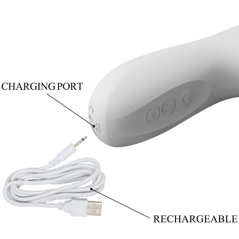 PRETTY LOVE - REESE-VIBRAATTORI HOPEALLA PYÖRIMISELLÄ