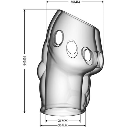 PRETTY LOVE - OSCAR LÄPINÄKYVÄ PAKSU PENIS