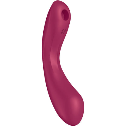 SATISFYER - CURVE TRINITY 1 -PUNAINEN AIR PULSE -TÄRINÄVIRHEETÄVÄ