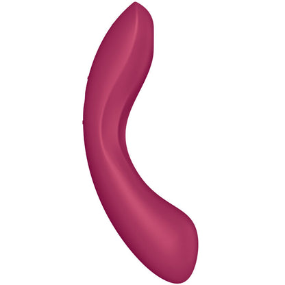 SATISFYER - CURVE TRINITY 1 -PUNAINEN AIR PULSE -TÄRINÄVIRHEETÄVÄ