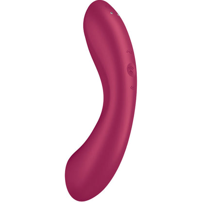SATISFYER - CURVE TRINITY 1 -PUNAINEN AIR PULSE -TÄRINÄVIRHEETÄVÄ