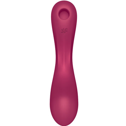 SATISFYER - CURVE TRINITY 1 -PUNAINEN AIR PULSE -TÄRINÄVIRHEETÄVÄ