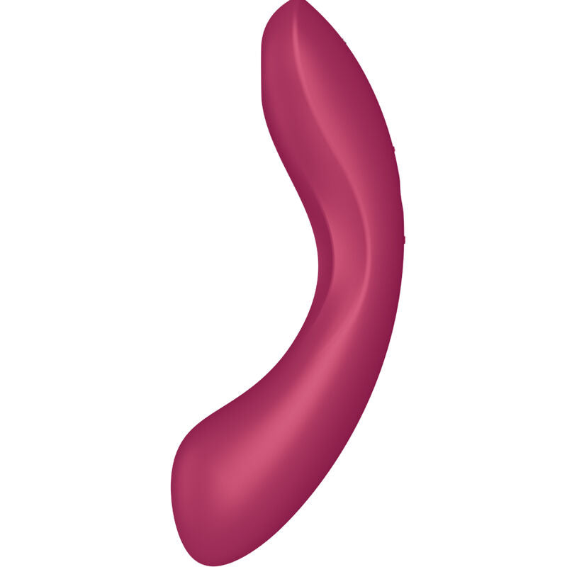 SATISFYER - CURVE TRINITY 1 -PUNAINEN AIR PULSE -TÄRINÄVIRHEETÄVÄ