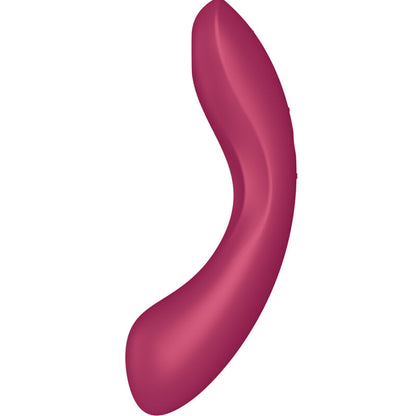 SATISFYER - CURVE TRINITY 1 -PUNAINEN AIR PULSE -TÄRINÄVIRHEETÄVÄ