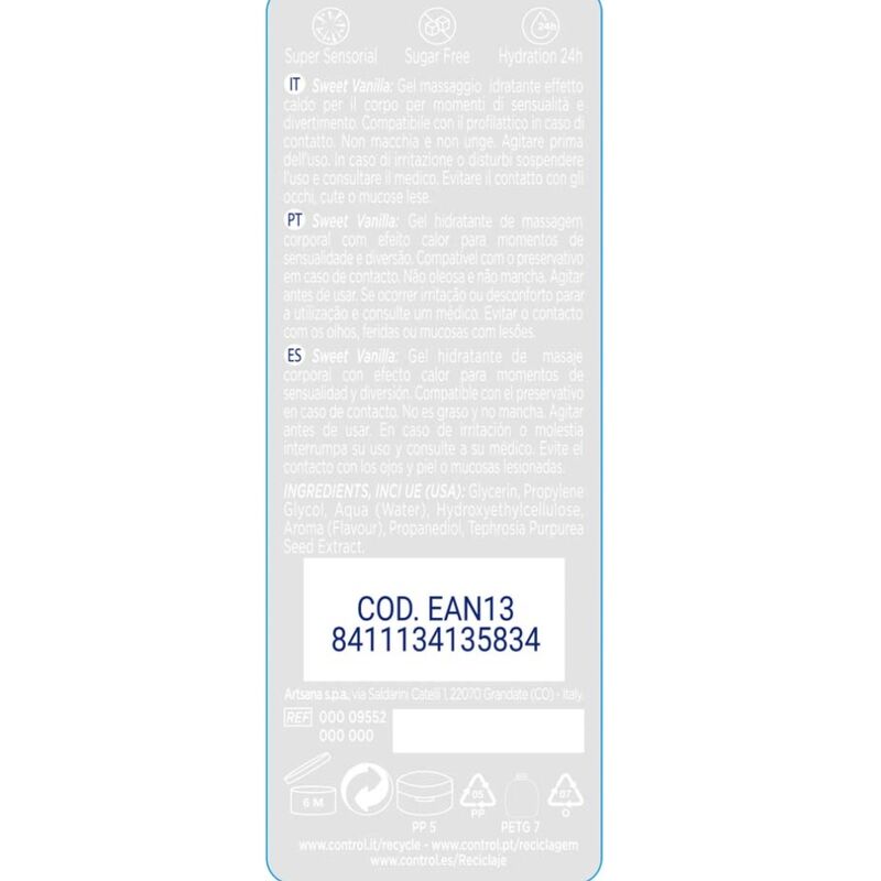 CONTROL - 2 EN 1 HIERONTA JA NAUTI MADAGASKARIN MAKEUSTA 200 ML