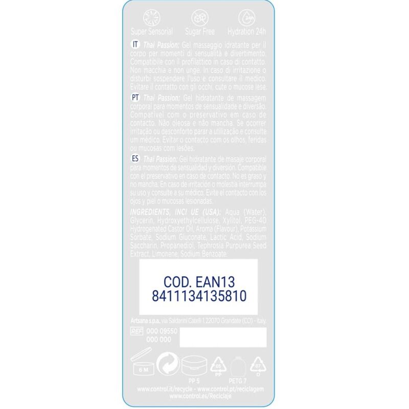 CONTROL - 2 EN 1 HIERONTA &amp; NAUTI THAI PASSION 200 ML