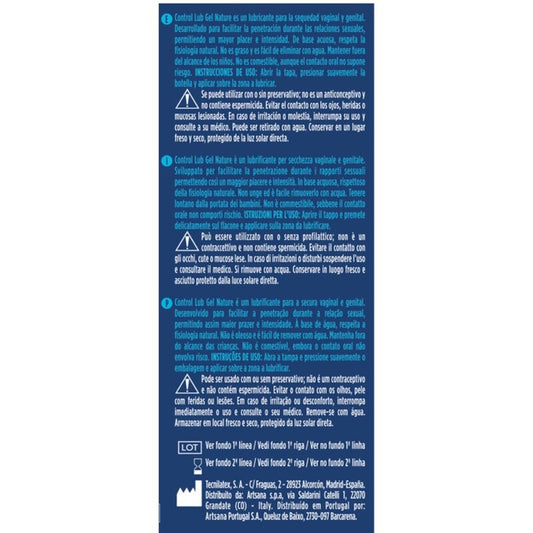 CONTROL - LUONNOLLINEN VOITELUGEELI 75 ML