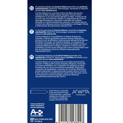 CONTROL - ADAPTA NATURE KONDOMI 6 KPL