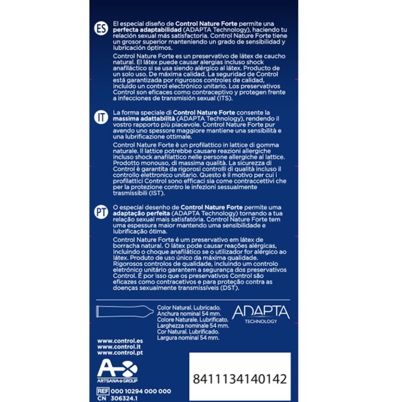 CONTROL - FORTE 12 YKSIKKÖÄ