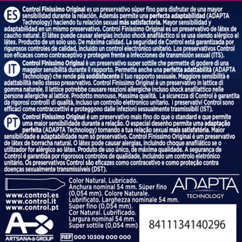 CONTROL - FINISSIMO CONDOMS 3 YKSIKKÖÄ