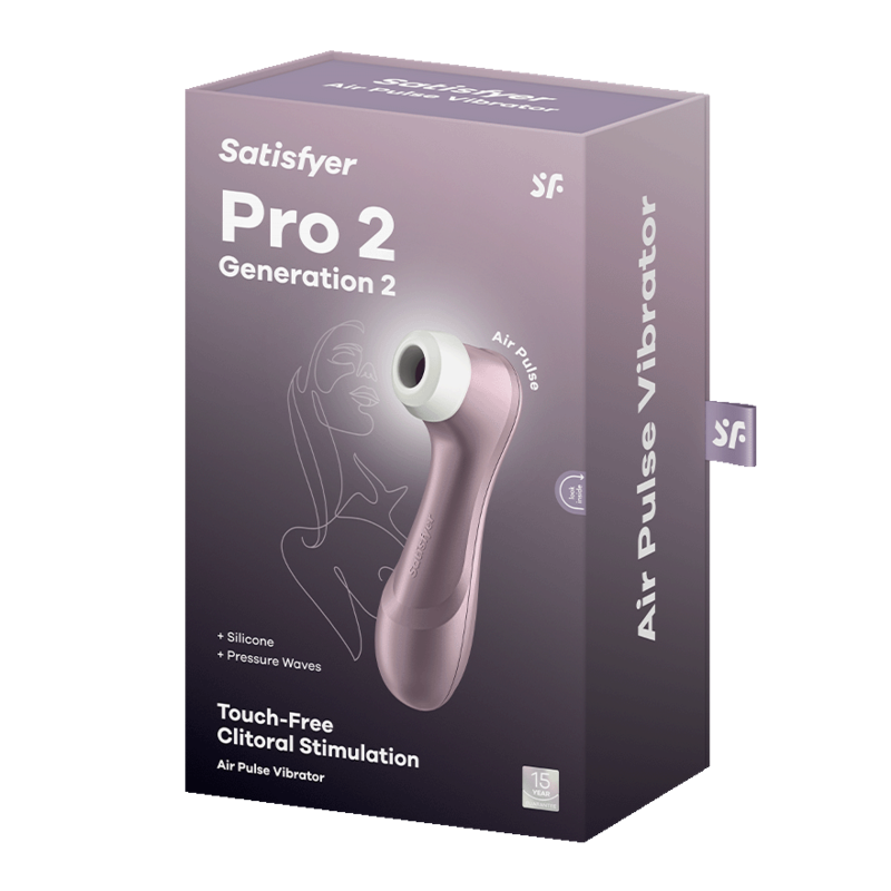 SATISFYER - PRO 2 -ilmapulssistimulaattori, violetti