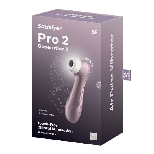 SATISFYER - PRO 2 -ilmapulssistimulaattori, violetti