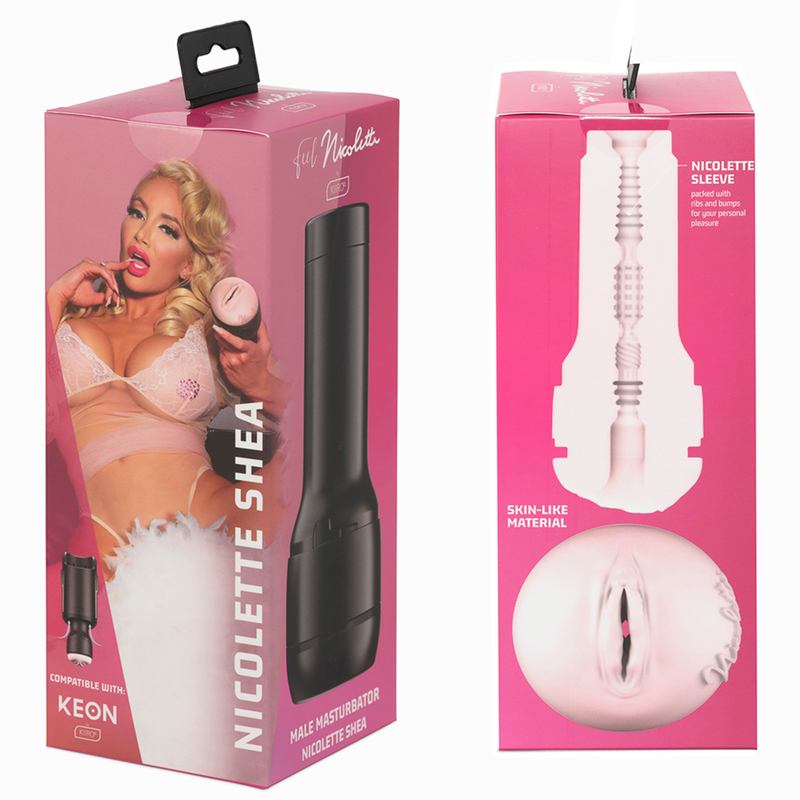 KIIROO - KEON + FEEL NICOLETTE SHEA STROKER + AQUA KVALITETSGLIDMEDEL 50 ML 