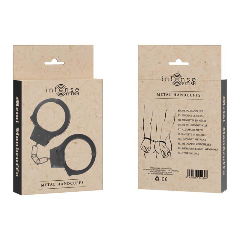 INTENSIIVINEN - FETISSINEN METALLISET KÄSIRAUAT