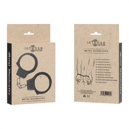 INTENSIIVINEN - FETISSINEN METALLISET KÄSIRAUAT